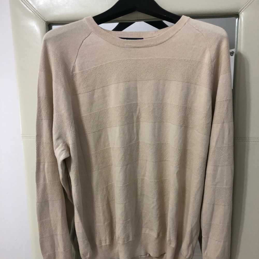 Beige sweater.  Worn handful times.